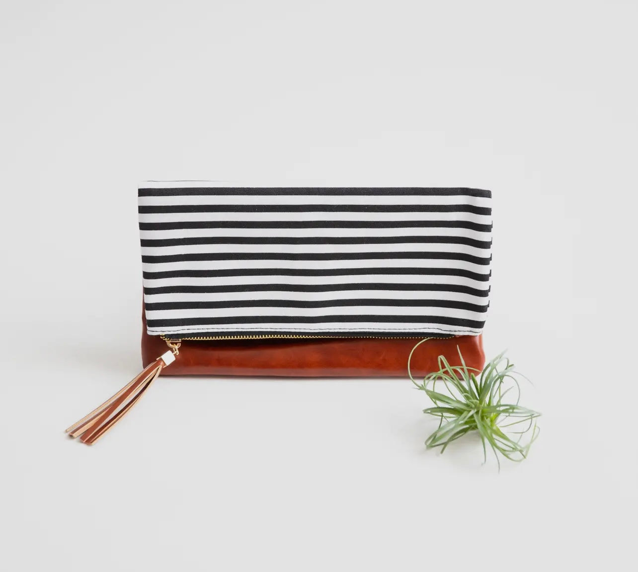 Stripe Clutch